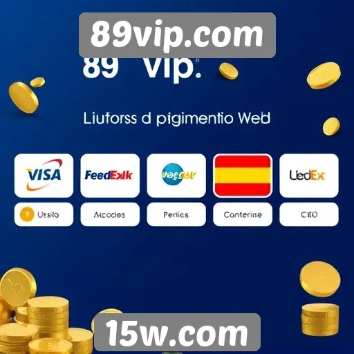 Acessibilidade de pagamento no 89vip.com